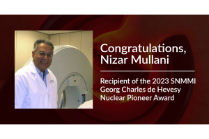 Nizar Mullani, inventor of Veinlite, receives 2023 SNMMI Georg Charles de Hevesy Pioneer Award